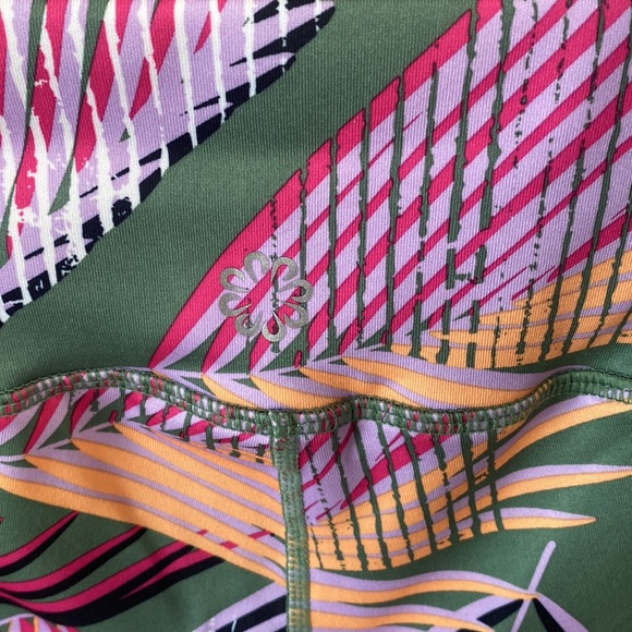 (A56) Pro Player Tropical Night Dark Ivy Ladies Leggings, Size Large, NWT - Picture 9 of 11